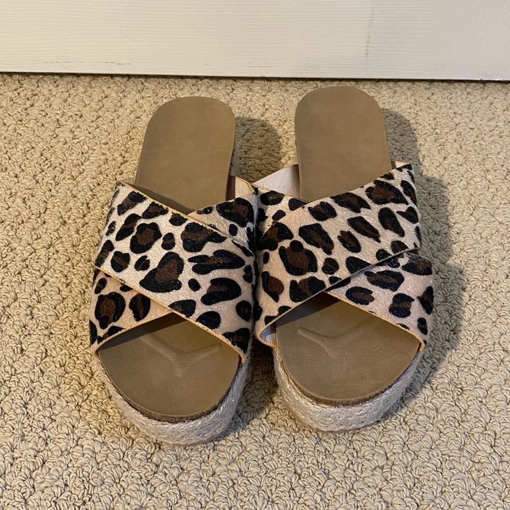 Leopard Espedrilles